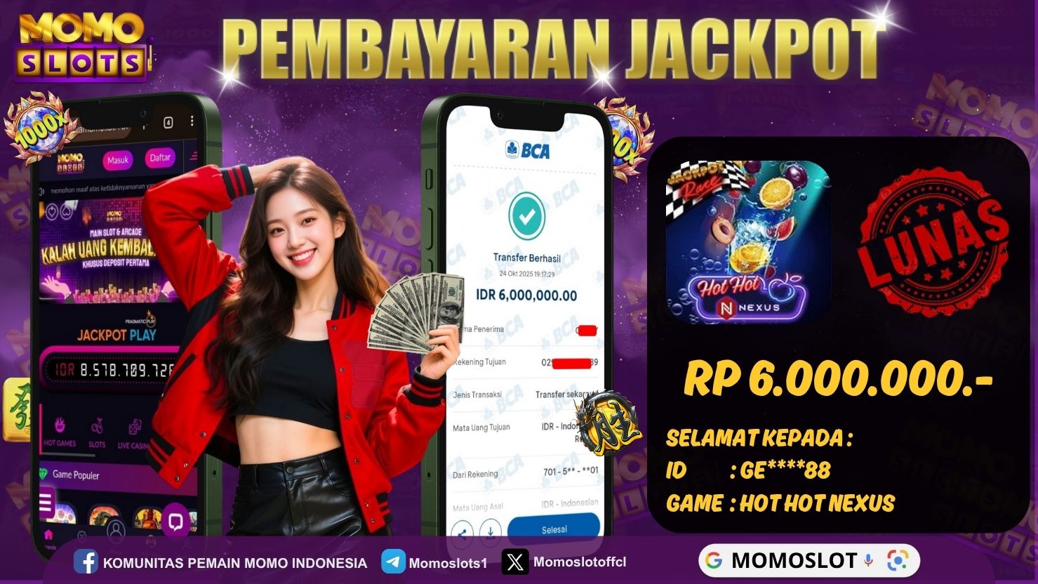 MOMOSLOTS JACKPOT SLOT HOT HOT NEXUS